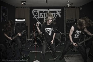Does Asphyx's rehearsal space smell like beer and farts too?  Photo by Dario Dumancic (moltenmagazine.com)